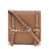 Valentino Rockstud Messenger Bag in Brown Calf Leather for Women