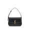 Saint Laurent Solferino Medium Shoulder Bag in Black Box Calfskin Leather for Women