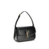 Saint Laurent Solferino Medium Shoulder Bag in Black Box Calfskin Leather for Women