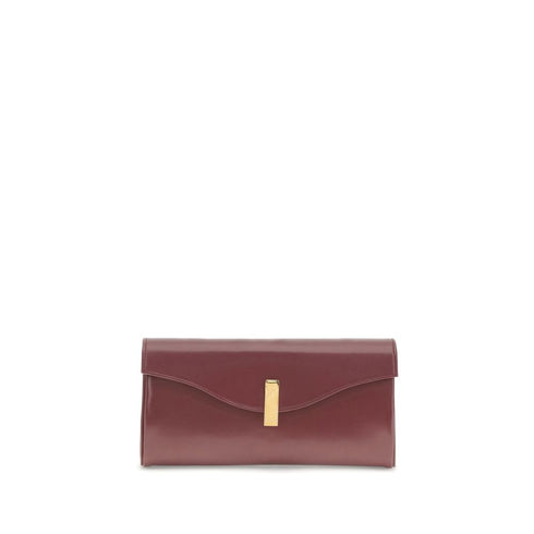 Giuseppe Zanotti Flutie Clutch Bag in Burgundy Smooth Leather for Women