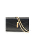 Giuseppe Zanotti Flutie Clutch Bag in Black Smooth Leather for Women