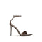 Giuseppe Zanotti Intriigo Brown Patent Leather Strap Sandals – Women’s Heels