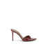 Giuseppe Zanotti Intriigo Red Patent Leather Mule Sandals – Pointed Open Toe Heels - Women’s