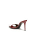 Giuseppe Zanotti Intriigo Red Patent Leather Mule Sandals – Pointed Open Toe Heels - Women’s