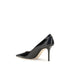Jimmy Choo Love Black Patent Leather Pumps – Pointed Toe Heels for Women