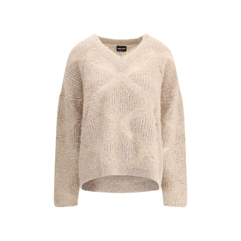 Giorgio Armani V-neck cashmere and alpaca blend Sweater