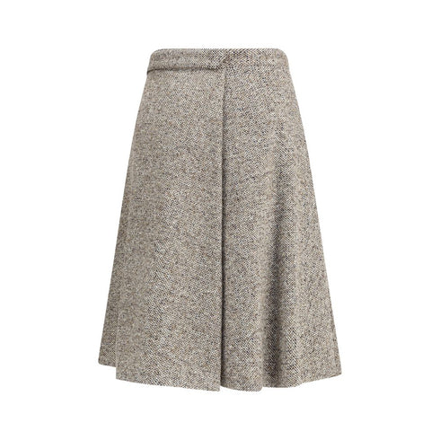 Brunello Cucinelli Virgin wool midi Skirt