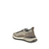 Brunello Cucinelli Leather and Fabric Sneakers in Taupe Brown - Women’s