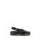 Chloé Mae Black Leather Platform Sandals – Women's Studded Comfort Sandals