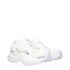 Versace White Leather Athletic Sneakers