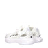 Versace White Leather Athletic Sneakers