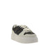 Fendi FF Motif Platform Sneakers White Suede and Jacquard Fabric - Women’s