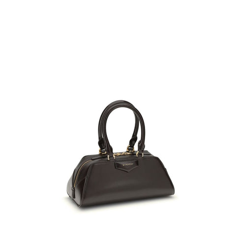 Givenchy Antigona East-West Mini Handbag in Brown Calfskin Leather for Women