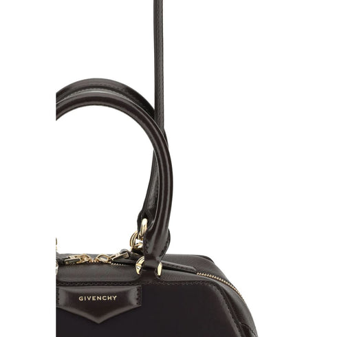Givenchy Antigona East-West Mini Handbag in Brown Calfskin Leather for Women