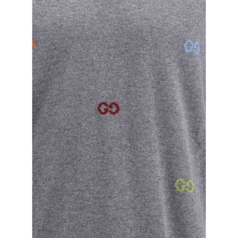 Gucci Multicolor logo cashmere Sweater