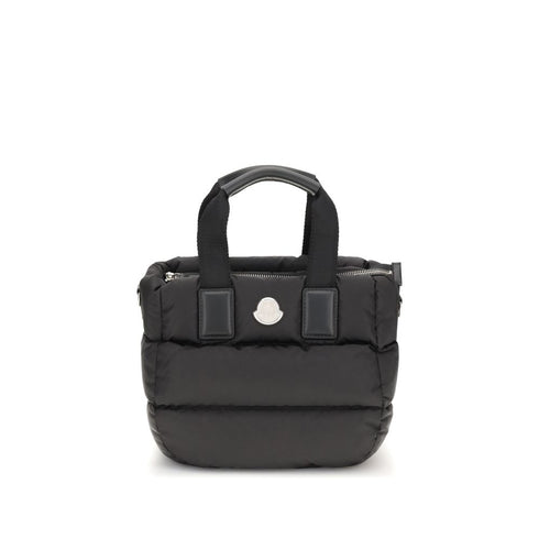 Moncler Caradoc Black Water-Repellent Mini Tote Bag for Women