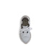 Brunello Cucinelli White Leather Sneakers with Shiny Details – Women's