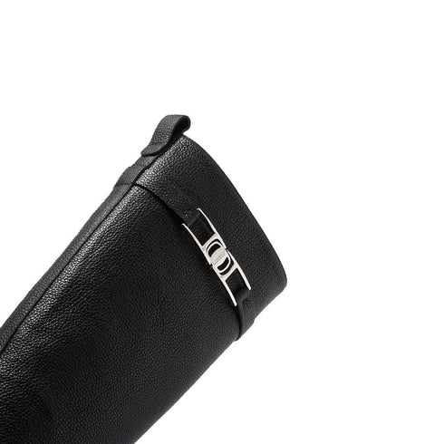 Salvatore Ferragamo Leather Knee-High Boots in Black Calf Leather for Women