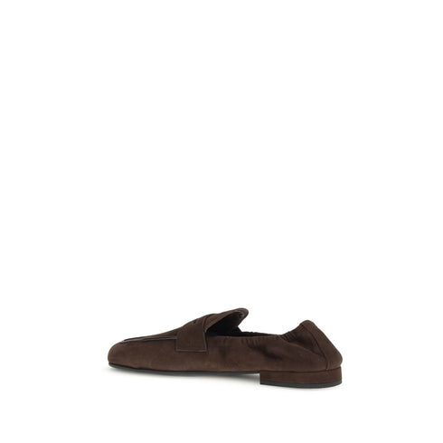 Prada Suede Shuffle Loafers