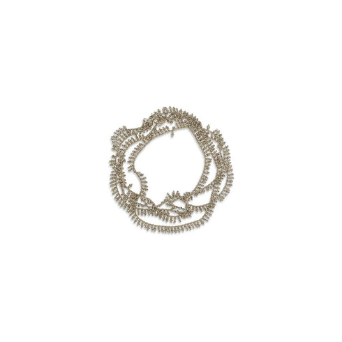 Brunello Cucinelli Silver Knotted Bracelet