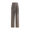 Saint Laurent Wool Herringbone pattern wide leg Pants