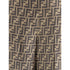 Fendi Monogram pattern silk Pants