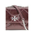 Tory Burch Kira Diamond Quilted Small Convertible Bag in Red Burgundy Leather for Women