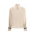 Brunello Cucinelli Silk turtleneck Blouse with Precious Bracelets
