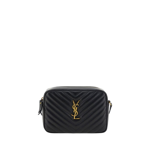 Saint Laurent LouLou Quilted Black Calfskin Shoulder Bag – Women's