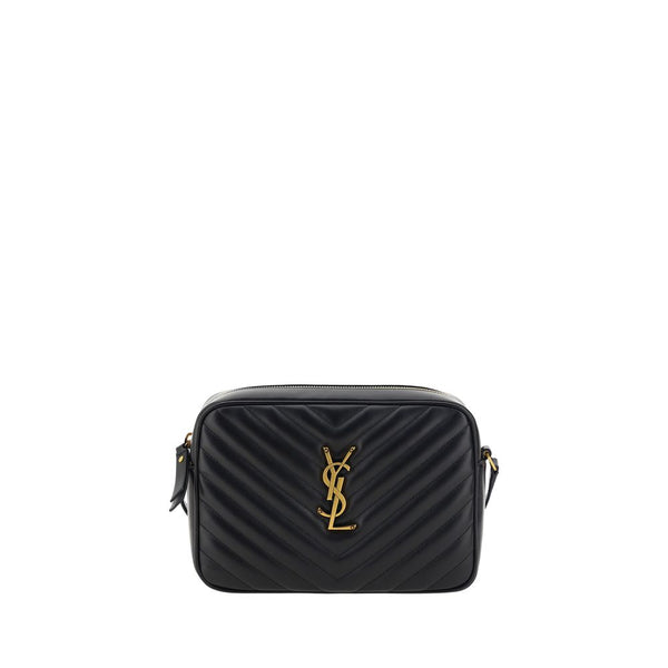 Saint Laurent LouLou Quilted Black Calfskin Shoulder Bag – Women's