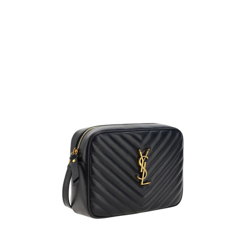 Saint Laurent LouLou Quilted Black Calfskin Shoulder Bag – Women's