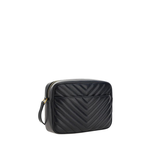 Saint Laurent LouLou Quilted Black Calfskin Shoulder Bag – Women's