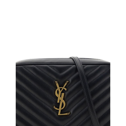 Saint Laurent LouLou Quilted Black Calfskin Shoulder Bag – Women's