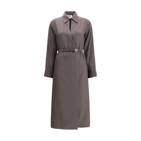 Fendi FF silk jacquard Dress