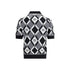 Dolce & Gabbana Diamond knit Polo Sweater