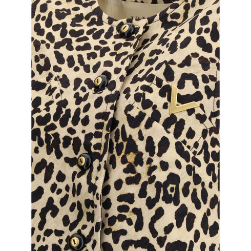 Valentino Leopard-print long Vest