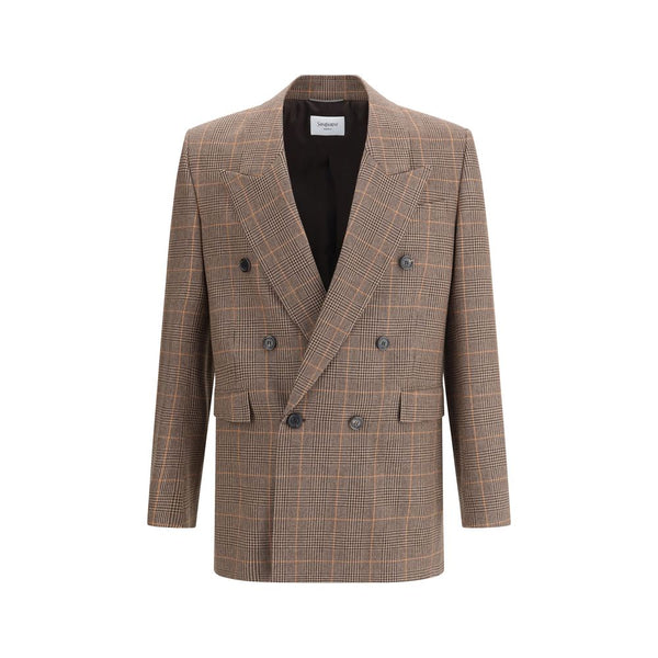 Saint Laurent Prince de Galles wool Blazer