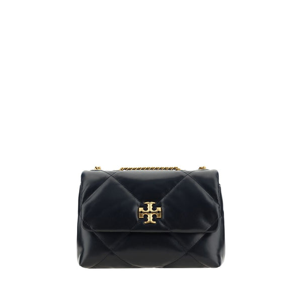 Tory Burch Kira Diamond Small Shoulder Bag in Black Lambskin for Women
