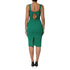 Dolce & Gabbana Dark Green Sleeveless Rayon Bodycon Dress