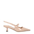 Jimmy Choo Pink Leather Mid Heel Pumps
