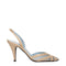 Valentino Garavani Beige Leather Stiletto Heels Sandals