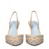 Valentino Garavani Beige Leather Stiletto Heels Sandals