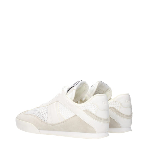 Chloé White Fabric Low Tops