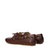 Valentino Garavani Brown Leather Slip-On Loafers