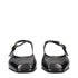 Prada Black Leather Flat Sandals