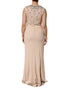 Dolce & Gabbana Nude Ecru Beaded Crystal Embellished Dress