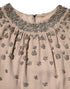Dolce & Gabbana Nude Ecru Beaded Crystal Embellished Dress