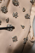Dolce & Gabbana Nude Ecru Beaded Crystal Embellished Dress