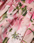 Dolce & Gabbana Pink Floral Lily Print Midi Sleeveless Dress