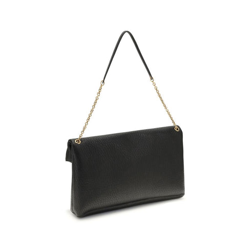 Saint Laurent Cassandre XXL Shoulder Bag in Black Lambskin Leather for Women